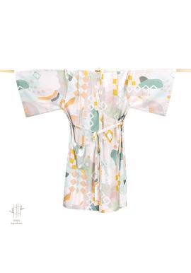 Bambusové kimono z kolekcie Pastelové vzory