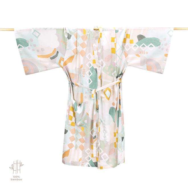E-shop Bambusové kimono z kolekcie Pastelové vzory