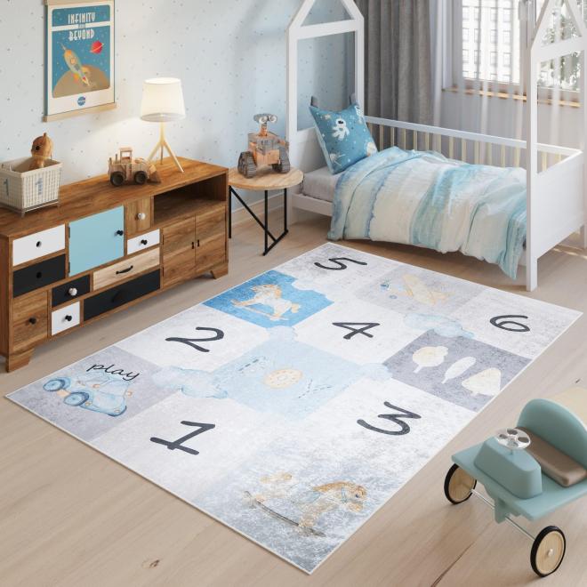 E-shop Farebný detský koberec s číslicami