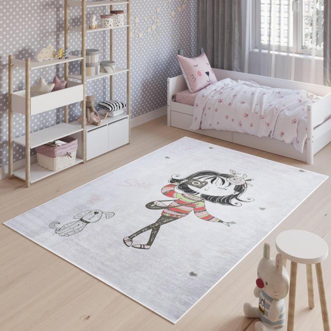 E-shop Detský koberec s dievčenským motívom