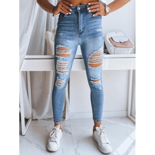 E-shop Dámske skinny džínsy s vysokým pásom