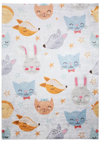 Detský koberec s motívom zvieratiek