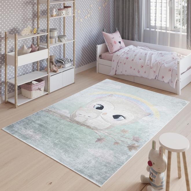 E-shop Detský koberec so sovami