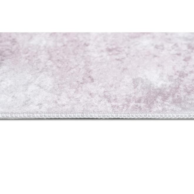 Ružový koberec s detskou skákacou hrou