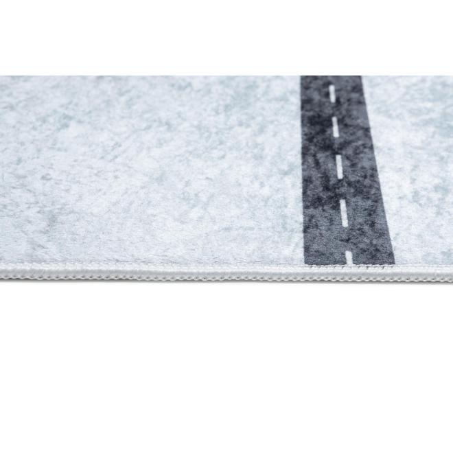 Modrý koberec s hrou pre deti