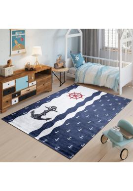 Detský koberec s námorníckym motívom