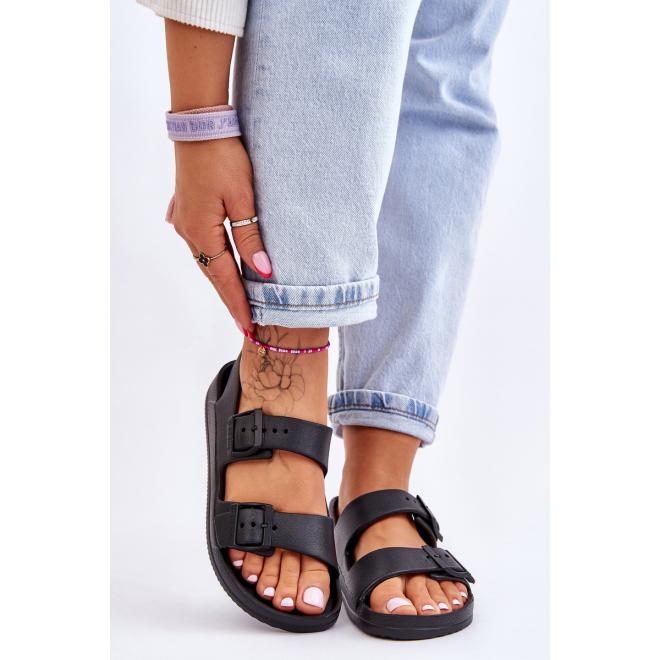 E-shop Čierne penové dámske sandále Big Star