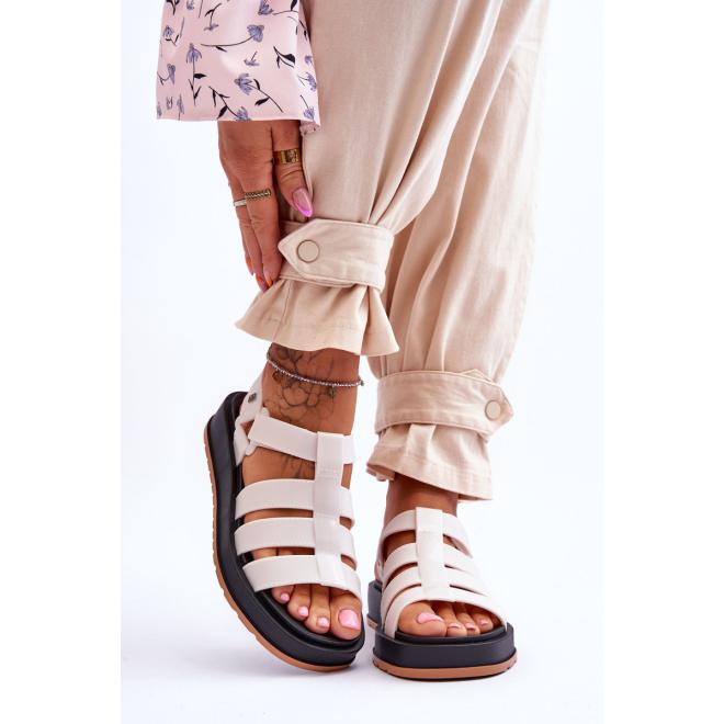 E-shop Béžové voňavé sandále Zaxy pre dámy