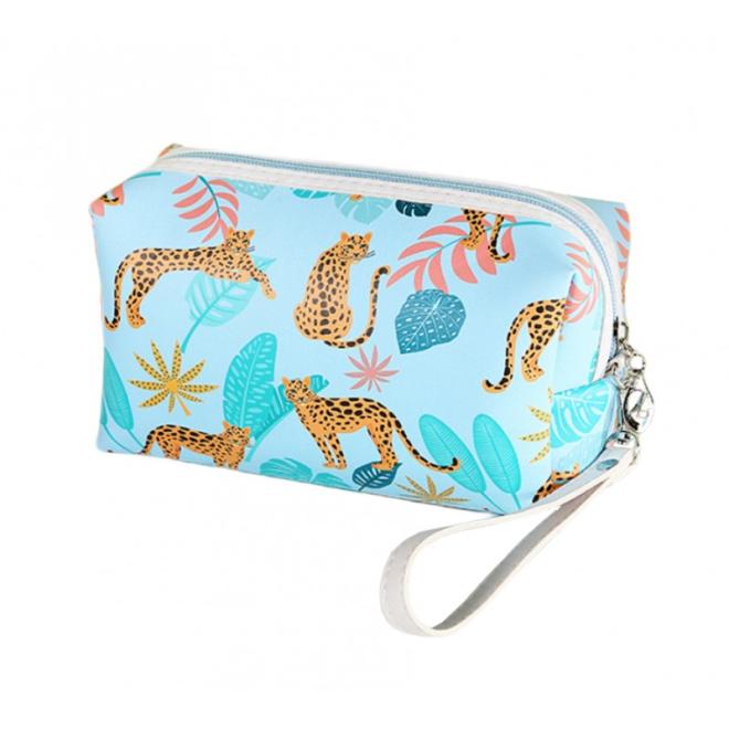 E-shop Kozmetická taška safari v modrej farbe