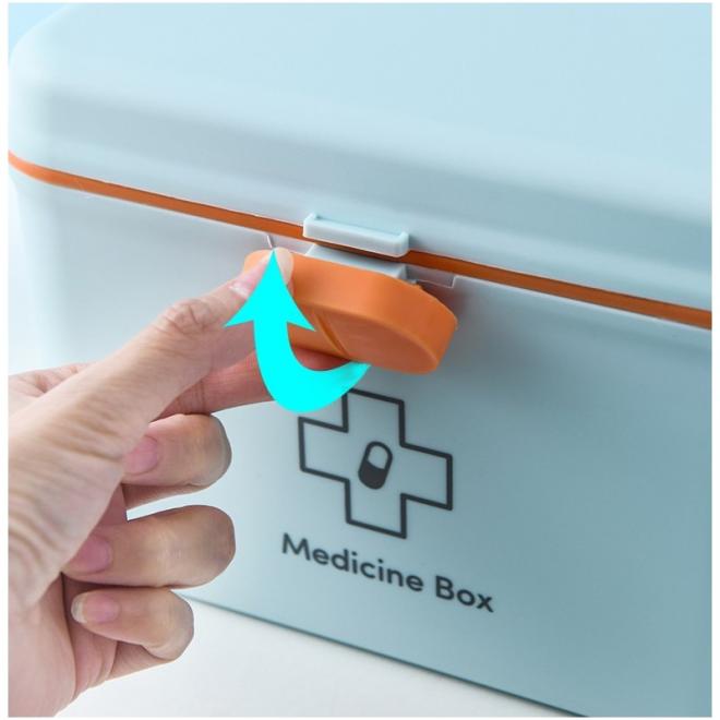 Organizér na lieky v ružovej farbe