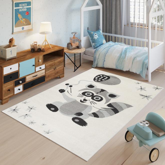 E-shop Sivý koberec s obrázkom pre deti