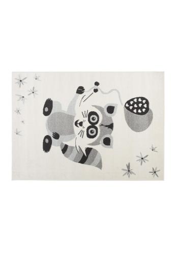 Sivý koberec s obrázkom pre deti