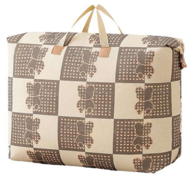 E-shop Hnedá úložná taška na posteľnú bielizeň