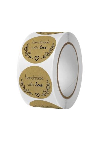 Nalepovacie etikety HANDMADE - 500 ks