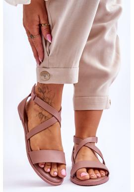 Pudrovo ružové sandále Big Star