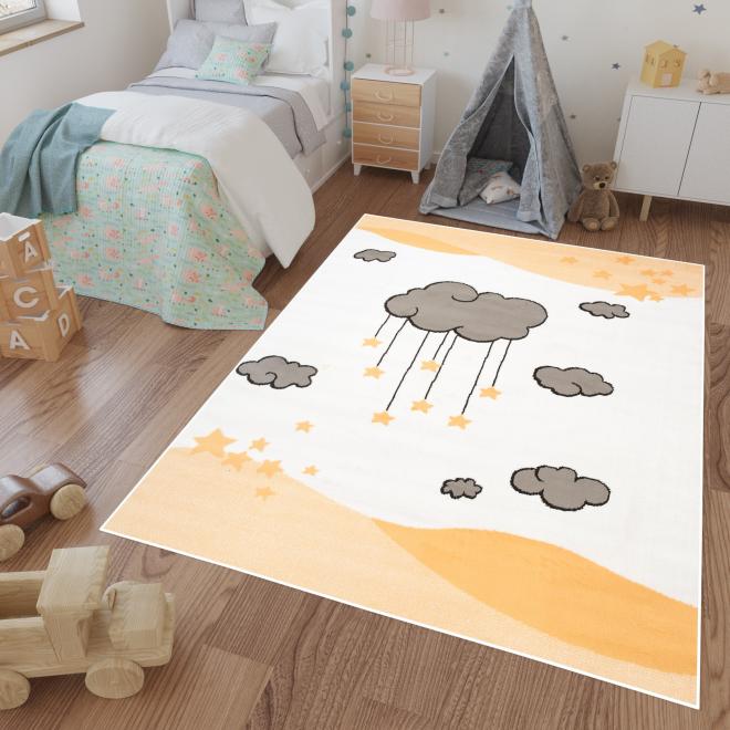 E-shop Oranžový koberec pre deti s obrázkom
