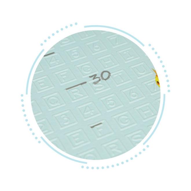 Edukačná obojstranná penová podložka pre deti