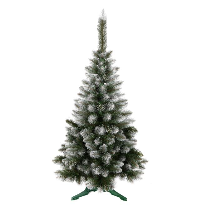 Hustý zasnežený vianočný stromček borovica - 150 cm