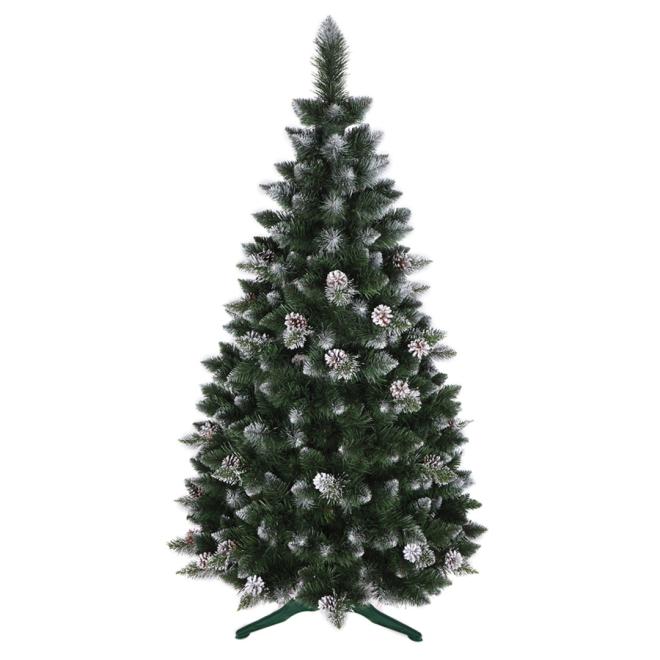 E-shop Kvalitný hustý vianočný stromček borovica so šiškami - 180 cm