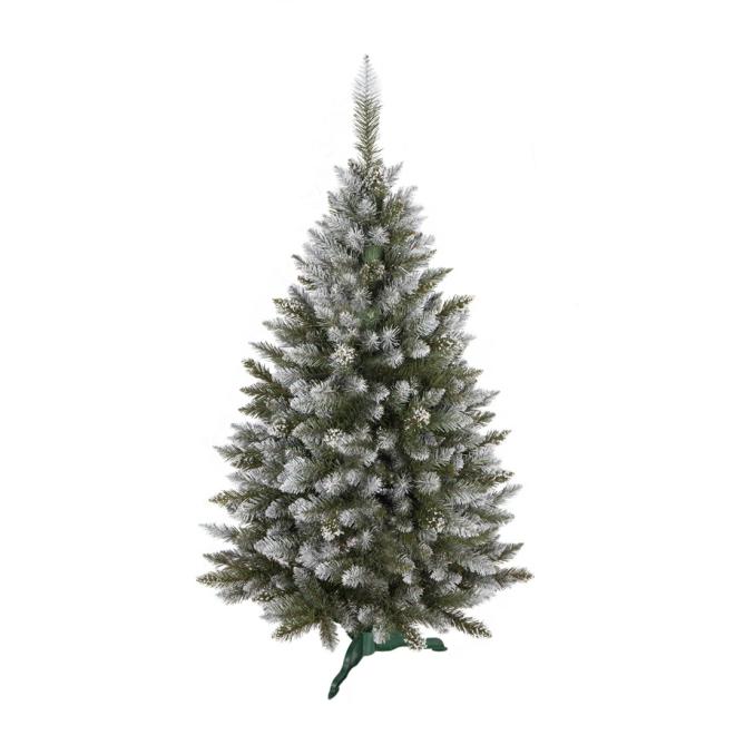 Zasnežený vianočný stromček diamantový smrek - 150 cm
