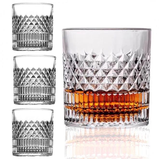 E-shop Sada štyroch pohárov na whiskey - 335 ml