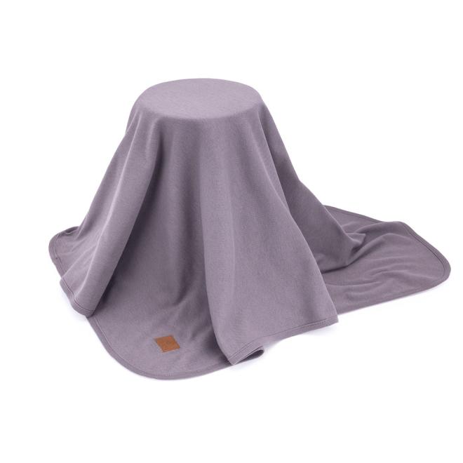 E-shop Detská bavlnená deka vo fialovej farbe