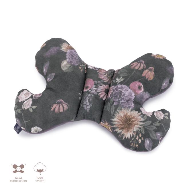 E-shop Bavlnený vankúš motýľ z kolekcie Tajomstvo kvetov