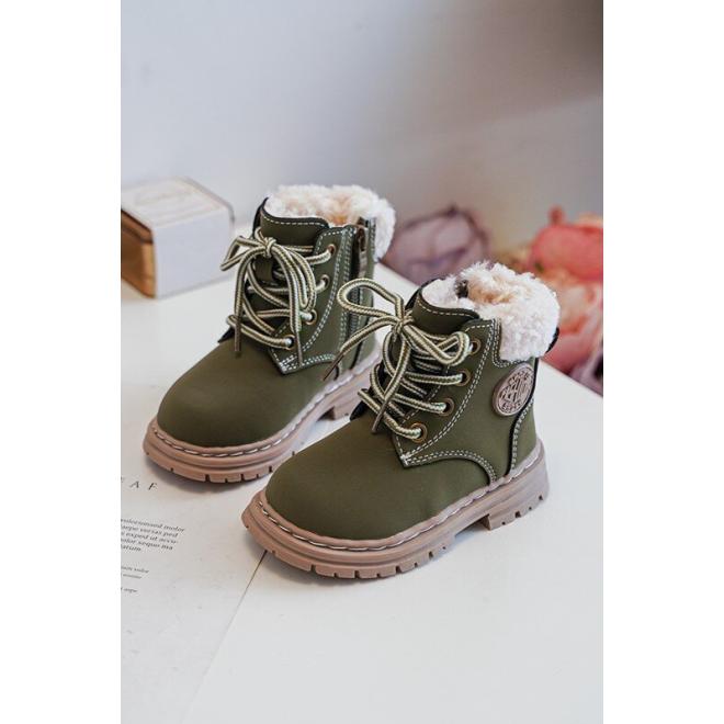 E-shop Detské zelené topánky na zips