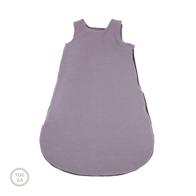 E-shop Detský bavlnený spací vak vo fialovej farbe