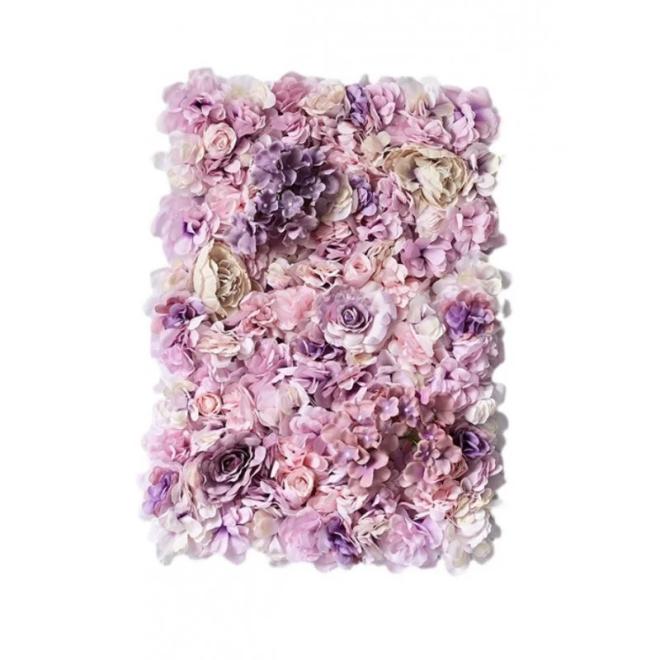 Fialový kvetinový nástenný panel