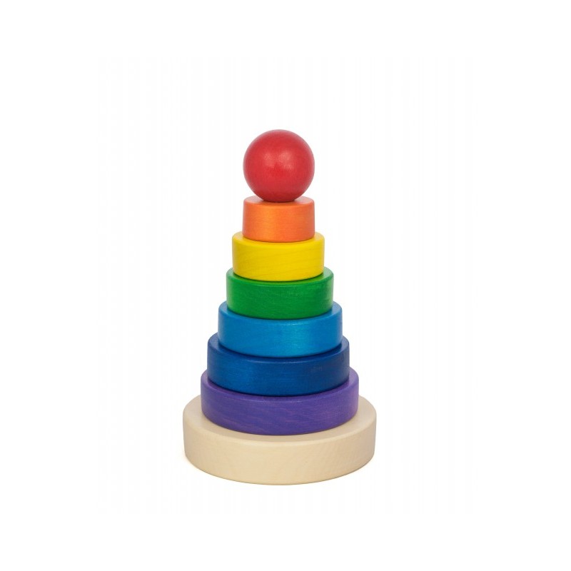 E-shop Detská veža z farebných nasadzovacích kruhov