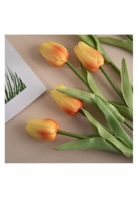 Žltý umelý tulipán