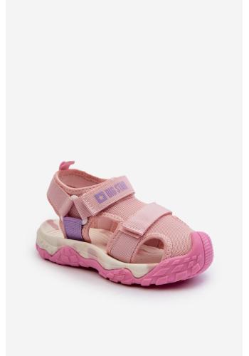 Dievčenské Big Star sandále v ružovej farbe