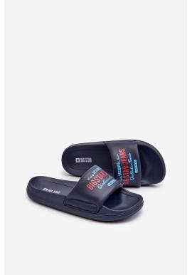 Big Star chlapčenské šľapky v modrej farbe