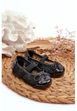 Čierne balerínky pre dievčatá