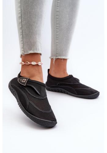 Čierne topánky do vody pre dámy