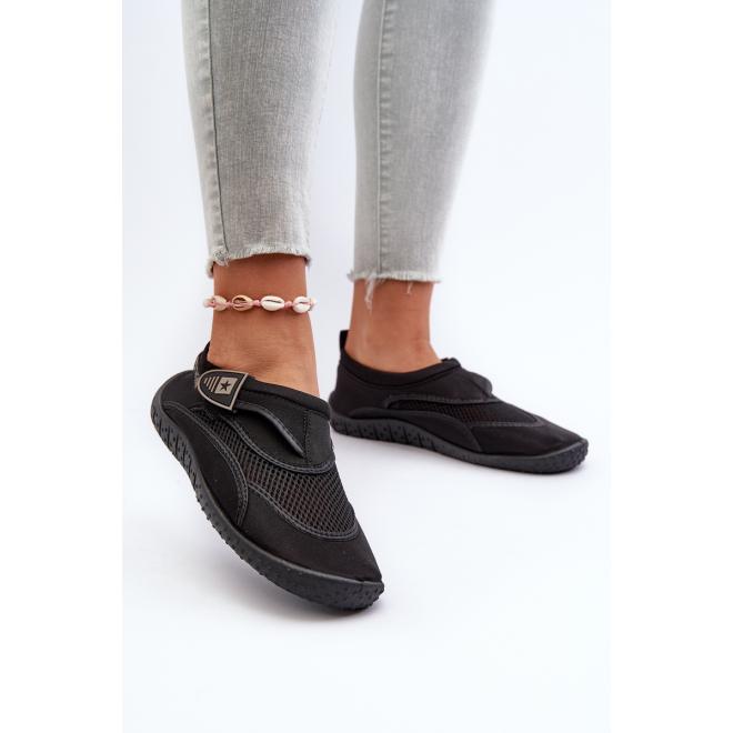 Čierne topánky do vody pre dámy