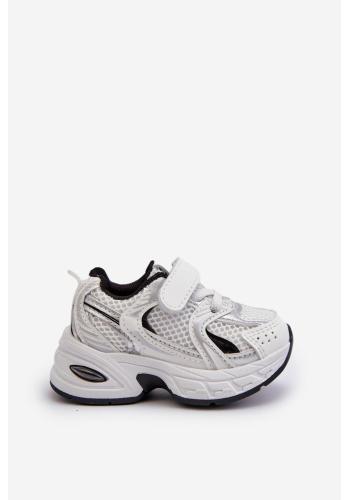 Bielo-čierne tenisky pre deti