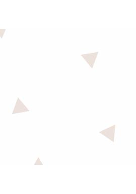 Biela tapeta s trojuholníkmi