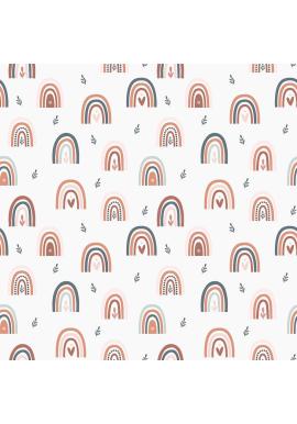 Detská tapeta na stenu s dúhami