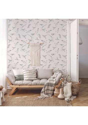 Tapeta na stenu s vtákmi