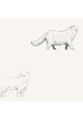 Tapeta na stenu s motívom mačiek