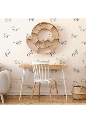 Dekoračná tapeta s motívom koní