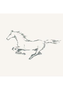 Dekoračná tapeta s motívom koní