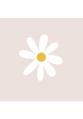 Dekoračná tapeta so sedmokráskami