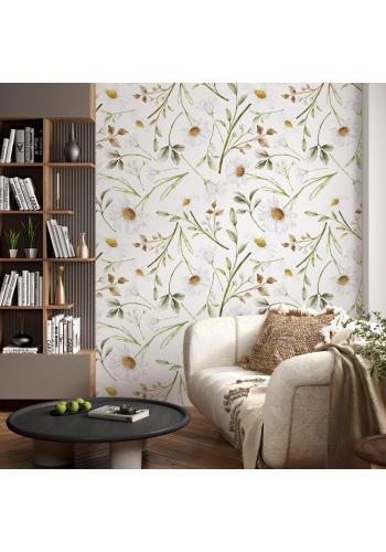 Tapeta na stenu s motívom kvetov
