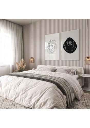 Jednoduchá tapeta na stenu s pásikmi