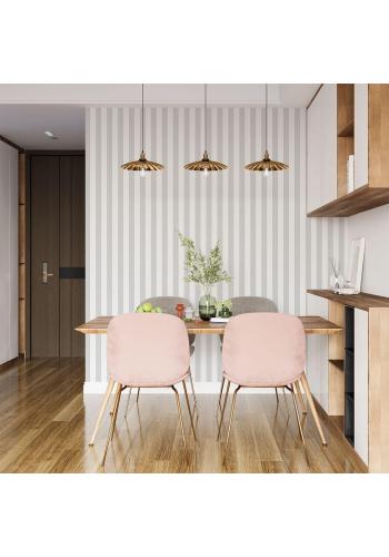 Sivá pruhovaná tapeta na stenu