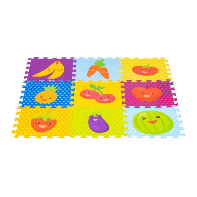 Detská penová podložka s ovocnými motívmi