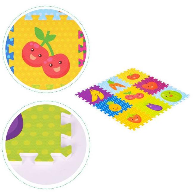 Detská penová podložka s ovocnými motívmi
